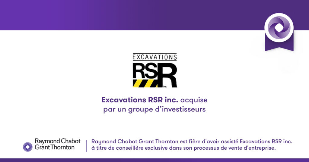 Excavations RSR | RCGT