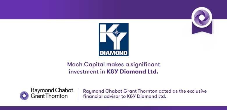 Mach Capital makes a significant investment in K&Y Diamond Ltd.