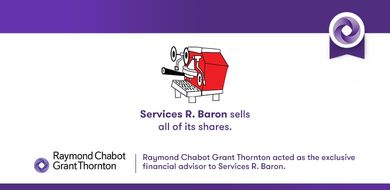 Our firm is proud to have supported Les Services R. Baron as exclusive advisor for the company's sale process.
